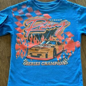 Boys Nascar Blue T-Shirt with Bold Red 94
